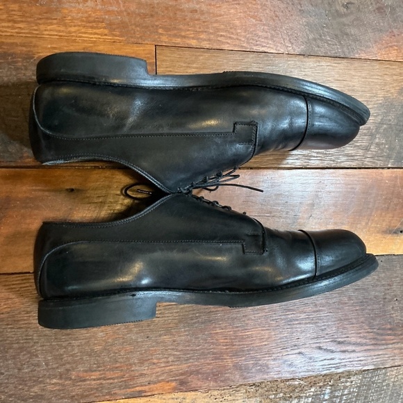 Allen Edmonds Black Leather Cap Toe Oxford Dress Shoes Size 9.5 - Picture 9 of 13